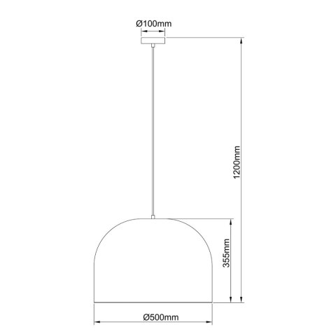 Ratanowa lampa wisząca Kanso 50 cm jasne drewno 1xE27 Ratanowa lampa wisząca Kanso 50 cm jasne drewno 1xE27