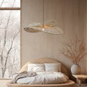 Rattanowa lampa wisząca Raya naturalna 1xE27