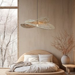 Rattanowa lampa wisząca Raya naturalna 1xE27