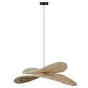 Rattanowa lampa wisząca Raya naturalna 1xE27