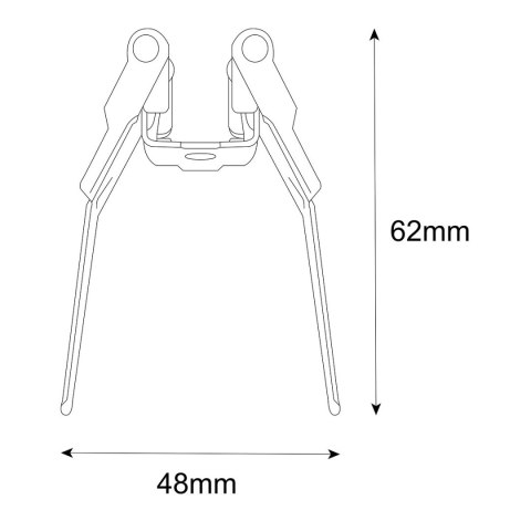 Uchwyt montażowy podtynkowy Magnetic Slim Uchwyt montażowy podtynkowy Magnetic Slim