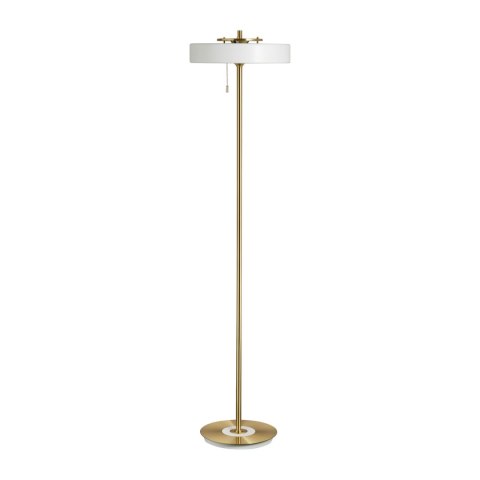 Lampa podłogowa ARTDECO biało - złota 162 cm Lampa podłogowa ARTDECO biało - złota 162 cm