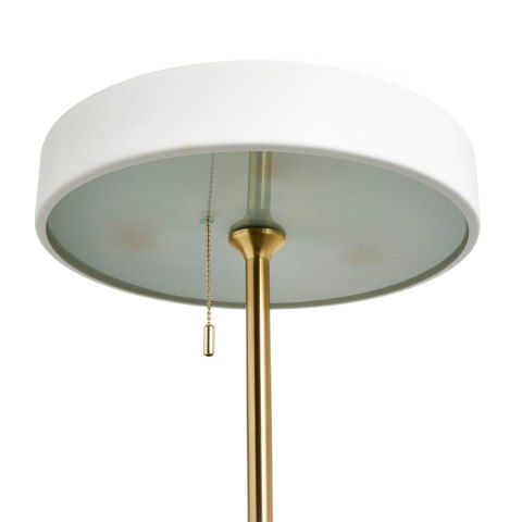 Lampa podłogowa ARTDECO biało - złota 162 cm Lampa podłogowa ARTDECO biało - złota 162 cm