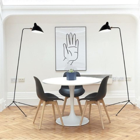 Lampa podłogowa CRANE-F1 czarna 160 cm Lampa podłogowa CRANE-F1 czarna 160 cm