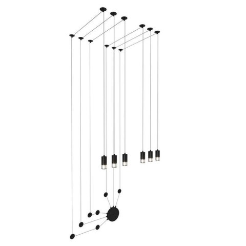 Lampa ścienna LINEA-6 WALL czarna Lampa ścienna LINEA-6 WALL czarna