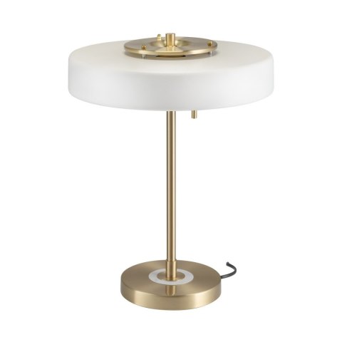 Lampa stołowa ARTDECO biało - złota Lampa stołowa ARTDECO biało - złota