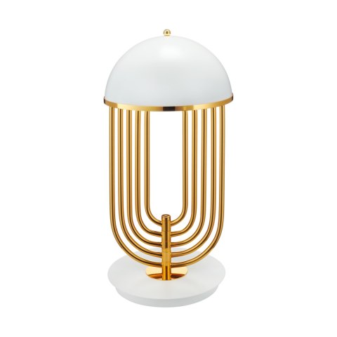 Lampa stołowa DOLCE VITA biało złota 60 cm Lampa stołowa DOLCE VITA biało złota 60 cm