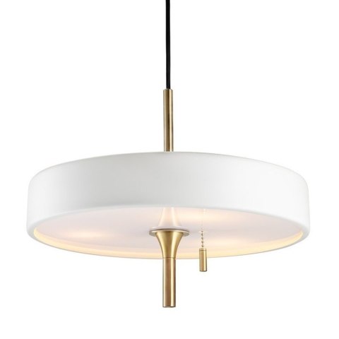 Lampa wisząca ARTDECO biało - złota 35 cm Lampa wisząca ARTDECO biało - złota 35 cm
