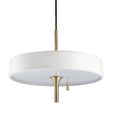 Lampa wisząca ARTDECO biało - złota 35 cm Lampa wisząca ARTDECO biało - złota 35 cm
