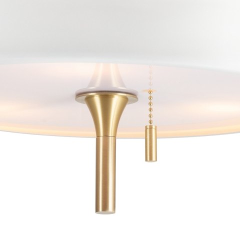 Lampa wisząca ARTDECO biało - złota 35 cm Lampa wisząca ARTDECO biało - złota 35 cm