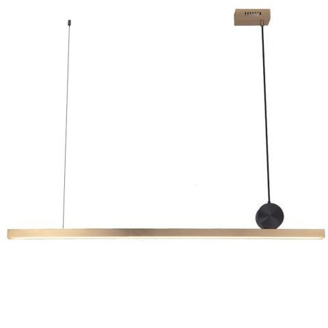 Lampa wisząca BOOGIE LED złoto czarna 88 cm Lampa wisząca BOOGIE LED złoto czarna 88 cm
