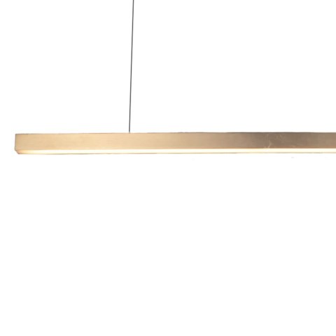 Lampa wisząca BOOGIE LED złoto czarna 88 cm Lampa wisząca BOOGIE LED złoto czarna 88 cm