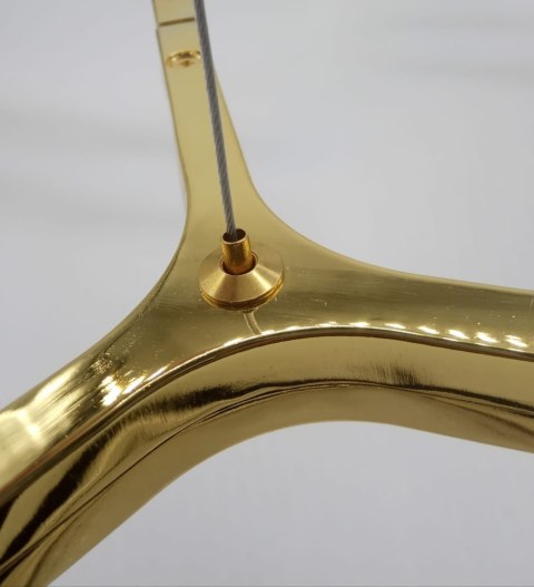 Lampa wisząca CANDLES-10 złota 165 cm Lampa wisząca CANDLES-10 złota 165 cm