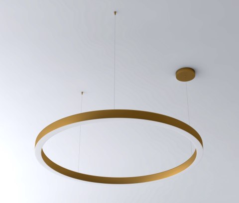 Lampa wisząca CIRCLE 100 LED mosiądz szczotkowany 100 cm Lampa wisząca CIRCLE 100 LED mosiądz szczotkowany 100 cm