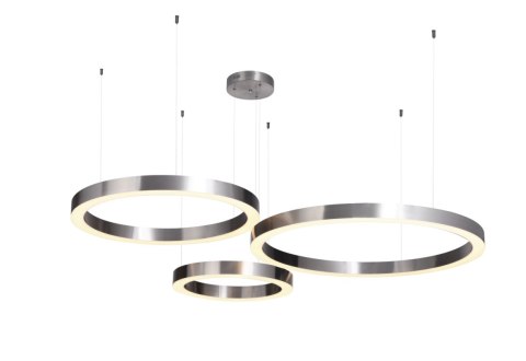 Lampa wisząca CIRCLE 40+60+80 LED mosiądz na 1 podsufitce Lampa wisząca CIRCLE 40+60+80 LED mosiądz na 1 podsufitce