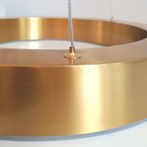 Lampa wisząca CIRCLE 40+60 LED mosiądz na 1 podsufitce Lampa wisząca CIRCLE 40+60 LED mosiądz na 1 podsufitce
