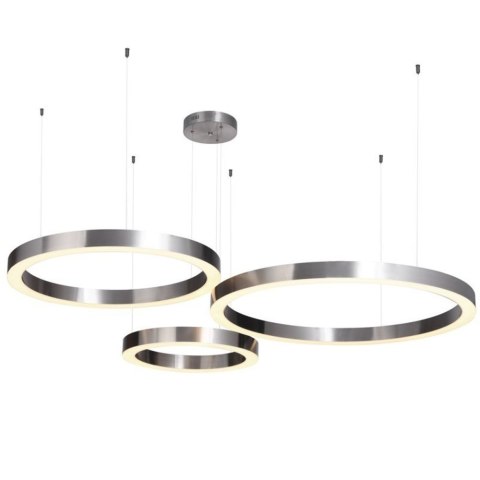 Lampa wisząca CIRCLE 40 LED nikiel szczotkowany 40 cm Lampa wisząca CIRCLE 40 LED nikiel szczotkowany 40 cm