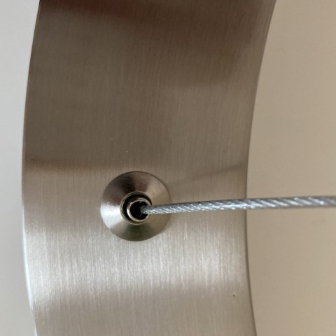 Lampa wisząca CIRCLE 40 LED nikiel szczotkowany 40 cm Lampa wisząca CIRCLE 40 LED nikiel szczotkowany 40 cm