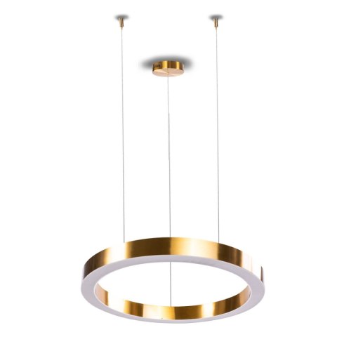 Lampa wisząca CIRCLE 60 LED mosiądz szczotkowany 60 cm Lampa wisząca CIRCLE 60 LED mosiądz szczotkowany 60 cm
