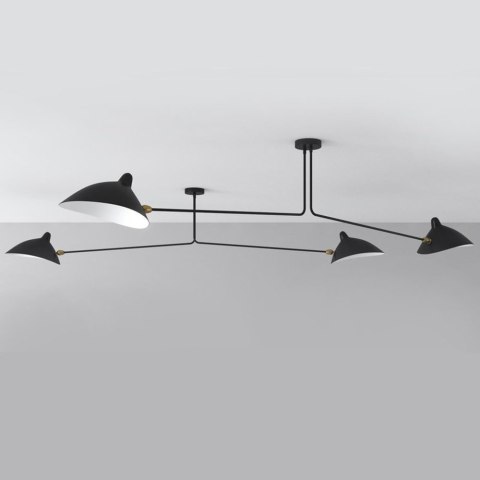 Lampa wisząca CRANE-2P dwuramienna czarna Lampa wisząca CRANE-2P dwuramienna czarna
