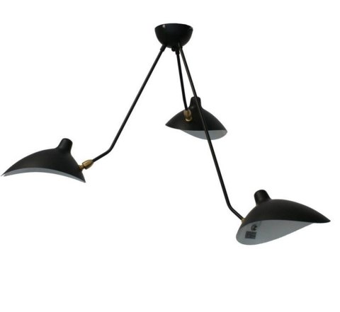 Lampa wisząca CRANE-3P czarna Lampa wisząca CRANE-3P czarna