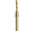 Lampa wisząca JUPITER złota 30 cm
