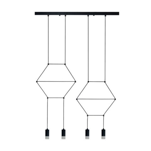 Lampa wisząca LINEA-4 LONG czarna 70 cm Lampa wisząca LINEA-4 LONG czarna 70 cm