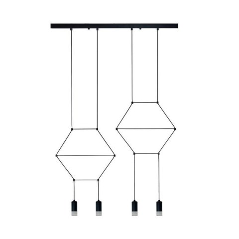 Lampa wisząca LINEA-4 LONG czarna 70 cm Lampa wisząca LINEA-4 LONG czarna 70 cm