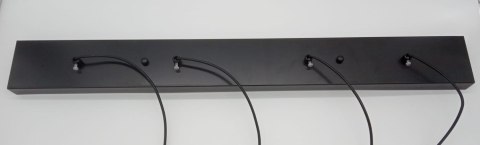 Lampa wisząca LINEA-4 LONG czarna 70 cm Lampa wisząca LINEA-4 LONG czarna 70 cm