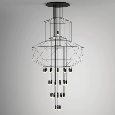 Lampa wisząca LINEA-43 czarna 90 cm Lampa wisząca LINEA-43 czarna 90 cm