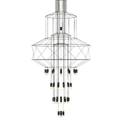 Lampa wisząca LINEA-43 czarna 90 cm Lampa wisząca LINEA-43 czarna 90 cm