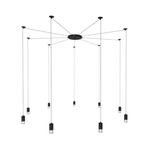 Lampa wisząca LINEA-9 czarna Lampa wisząca LINEA-9 czarna