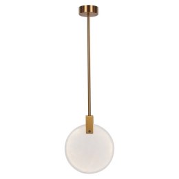 Lampa wisząca MARBLE LED marmurowo złota 24 cm