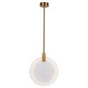 Lampa wisząca MARBLE LED marmurowo złota 24 cm