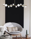 Lampa wisząca MILKY DROP złota 120 cm
