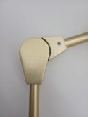 Lampa wisząca MODERN ORCHID-6 złoto transparentna 130 cm