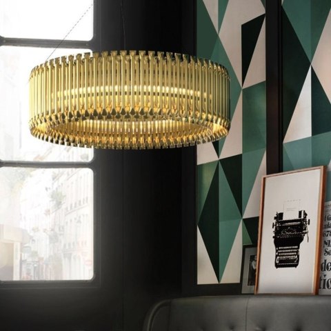 Lampa wisząca MODULAR złota 93 cm Lampa wisząca MODULAR złota 93 cm
