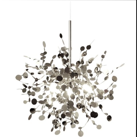 Lampa wisząca MONETTI chrom 40 cm Lampa wisząca MONETTI chrom 40 cm