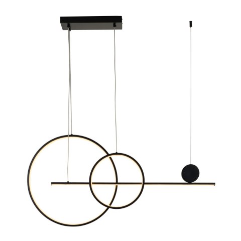 Lampa wisząca NEW AGE LED czarna 120 cm Lampa wisząca NEW AGE LED czarna 120 cm
