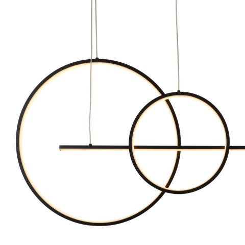 Lampa wisząca NEW AGE LED czarna 120 cm Lampa wisząca NEW AGE LED czarna 120 cm