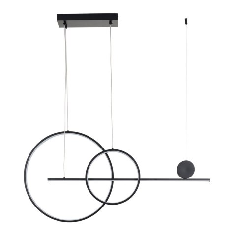 Lampa wisząca NEW AGE LED czarna 120 cm Lampa wisząca NEW AGE LED czarna 120 cm