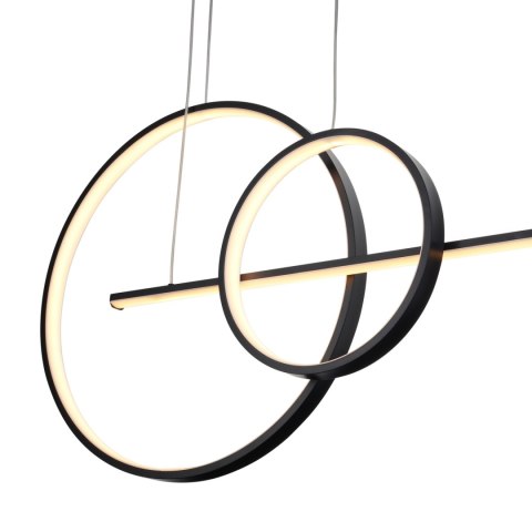 Lampa wisząca NEW AGE LED czarna 120 cm Lampa wisząca NEW AGE LED czarna 120 cm