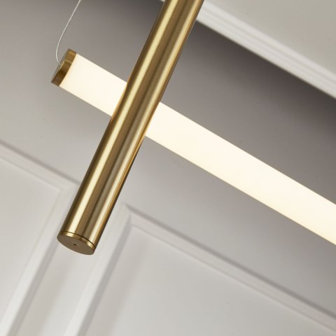 Lampa wisząca O-LINE L-4 LED mosiądz 110 cm Lampa wisząca O-LINE L-4 LED mosiądz 110 cm