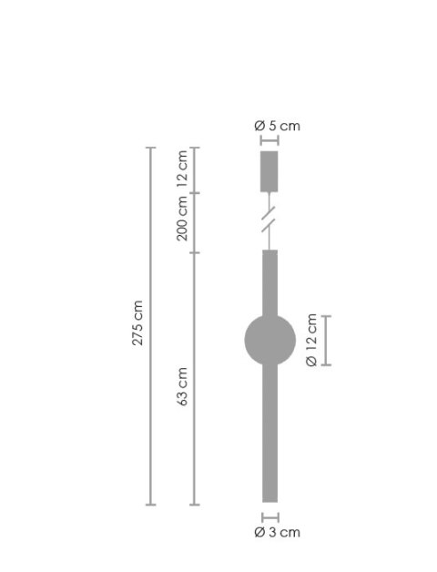 Lampa wisząca O-LINE LED 63 cm mosiądz Lampa wisząca O-LINE LED 63 cm mosiądz