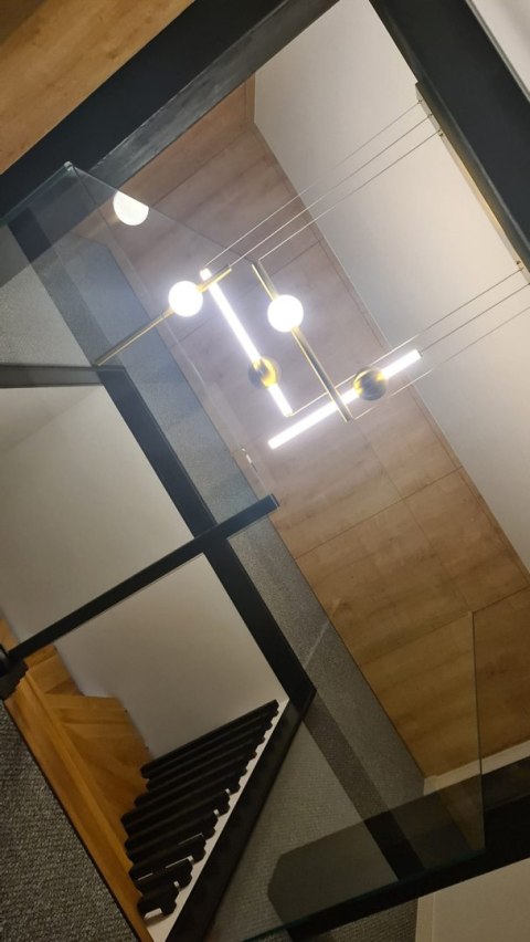 Lampa wisząca O-LINE S-4 LED mosiądz 79 cm Lampa wisząca O-LINE S-4 LED mosiądz 79 cm