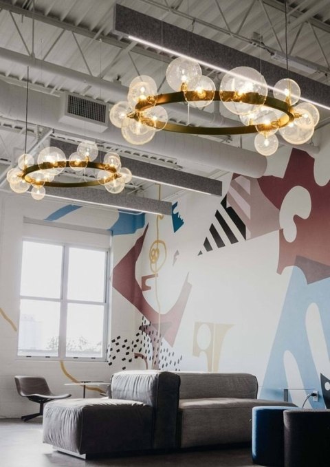 Lampa wisząca ORION czarna 85 cm Lampa wisząca ORION czarna 85 cm