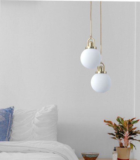 Lampa wisząca PEARL złota 20 cm Lampa wisząca PEARL złota 20 cm