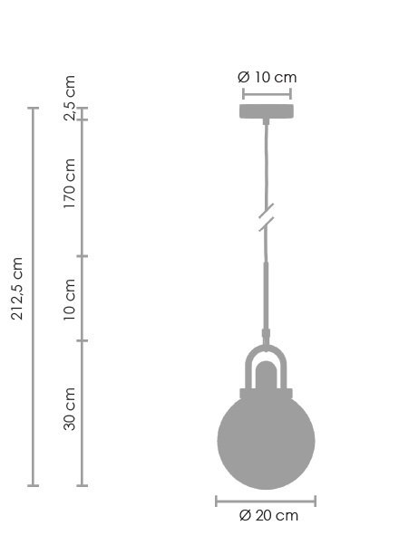 Lampa wisząca PEARL złota 20 cm Lampa wisząca PEARL złota 20 cm