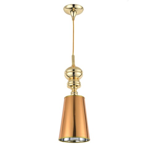 Lampa wisząca QUEEN-1 złota 18 cm Lampa wisząca QUEEN-1 złota 18 cm