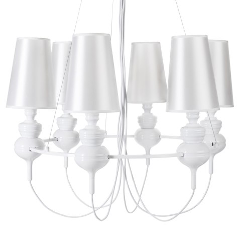 Lampa wisząca QUEEN-6 biała Lampa wisząca QUEEN-6 biała